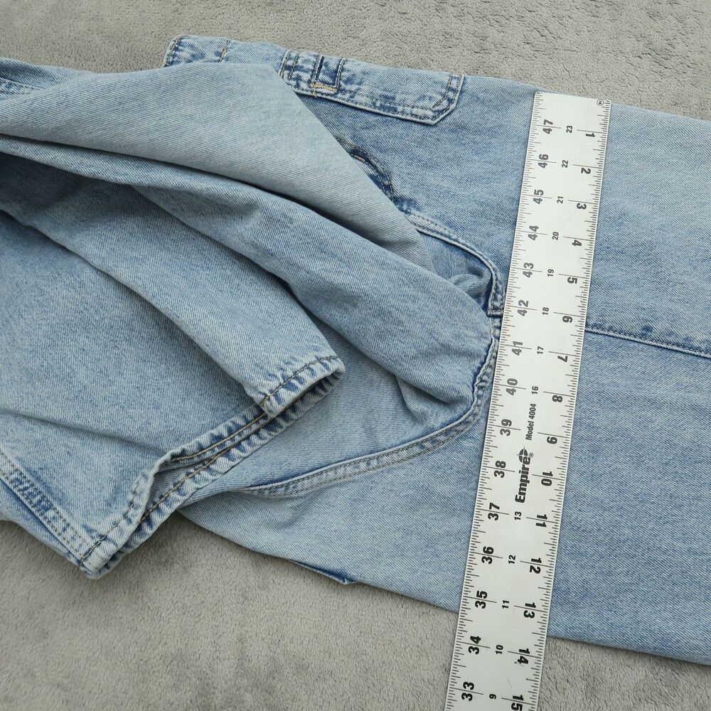 Old Navy Jeans Women's Size 8 High-Rise Baggy Wide-Leg Drapey Denim 28" Inseam - Picture 6 of 16